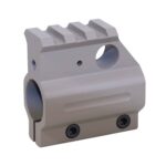 Guntec USA AR-15 Aluminum Gas Block, Rail Height, Gen 2, Flat Dark Earth.