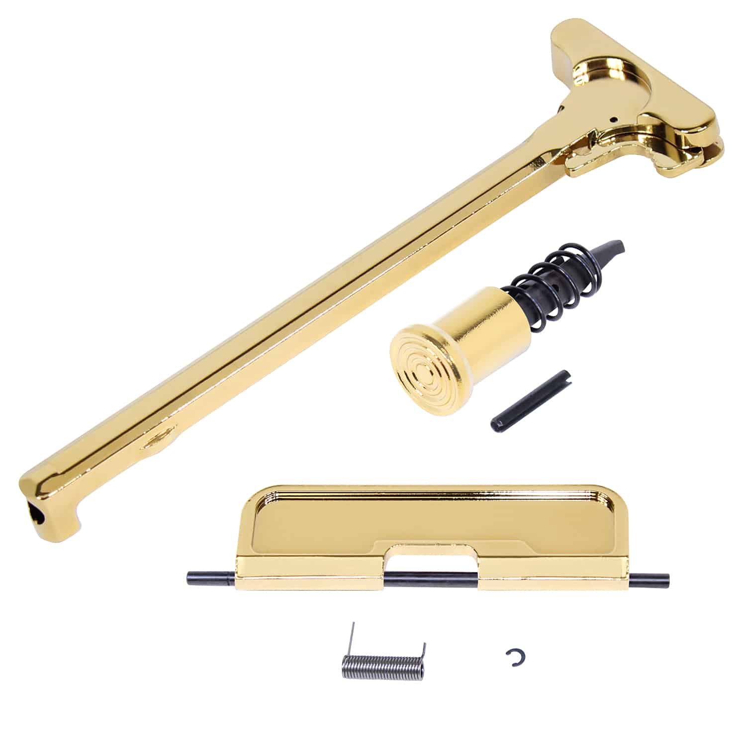 AR-15 Upper Receiver Assembly Kit (Gold Plated)