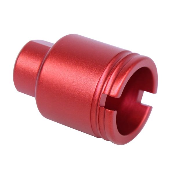 AR-15 Stubby Slim Compact Flash Can (Anodized Red)
