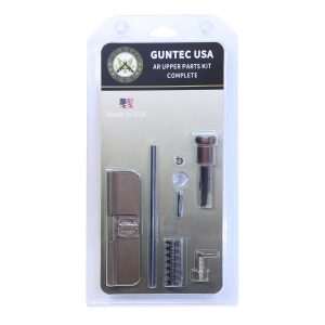 Guntec USA AR-15 Upper Parts Kit with Gen 3 Dust Cover, Anodized Bronze.