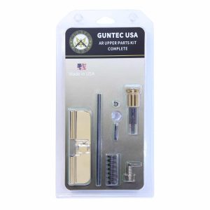 Guntec USA AR-15 Upper Parts Kit with Gen 3 Gold Dust Cover.