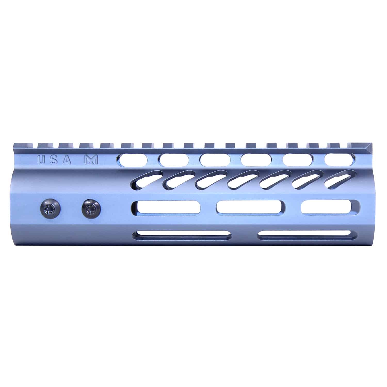6.75" ULtra Lightweight Thin M-LOK Free Floating Handguard With Monolithic Top Rail (Anodized Grey)