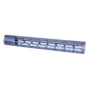 15 Guntec USA Grey M-LOK Handguard with Monolithic Top Rail.