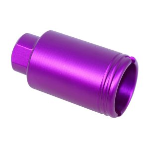 AR-15 Micro Slim Flash Can in Anodized Purple by Guntec USA.