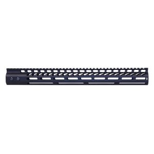 Guntec USA 16.5-inch M-LOK Black Aluminum Rifle Handguard with Top Rail.