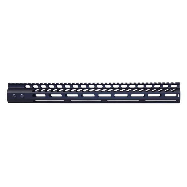 Guntec USA 16.5-inch M-LOK Black Aluminum Rifle Handguard with Top Rail.