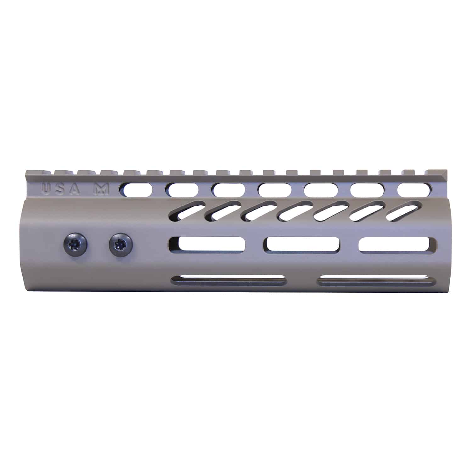 7" Ultra Lightweight Thin M-LOK System Free Floating Handguard With Monolithic Top Rail (.308 Cal) (Flat Dark Earth)