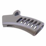 Guntec USA skeletonized ultralight aluminum grip, flat dark earth, NY/CA compliant.