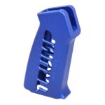 Blue AR-15 Trump Series pistol grip, limited edition, anodized finish.