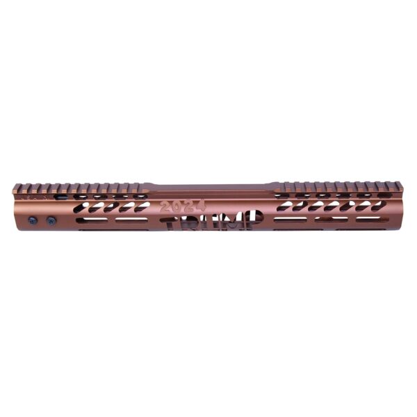 15" "Trump Series" Limited Edition M-LOK System Free Floating Handguard With Monolithic Top Rail (Anodized Bronze)