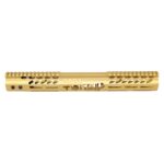 15" "Trump Series" Limited Edition M-LOK System Free Floating Handguard With Monolithic Top Rail (Anodized Gold)