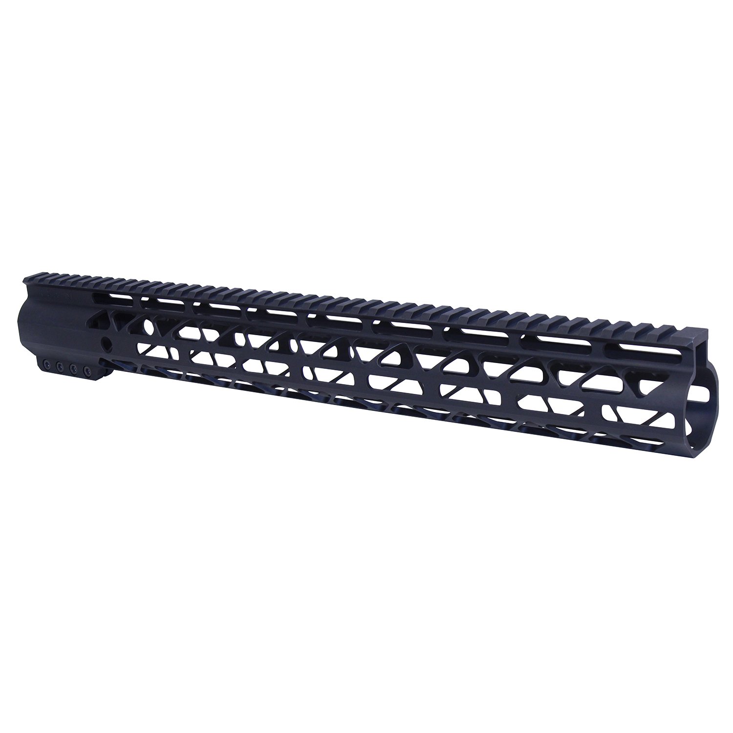 16.5" AIR-LOK Series M-LOK Compression Free Floating Handguard With Monolithic Top Rail (Anodized Black)