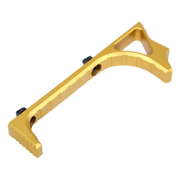 Ultralight Skeletonized Angled Grip For M-LOK (Anodized Gold)