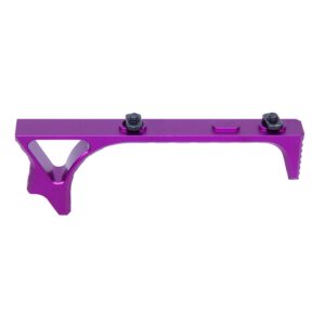 Ultralight Skeletonized Angled Grip For M-LOK (Anodized Purple)