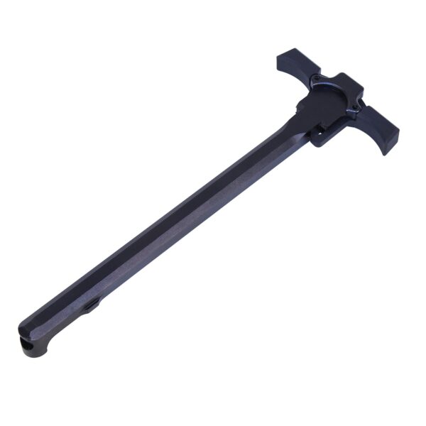 Guntec USA AR-15 Quick Engage Charging Handle in Anodized Black.
