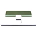 AR-10 LR-308 Gen 3 Ejection Port Dust Cover in Anodized Green.
