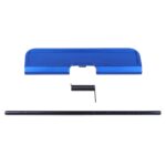 AR-10 LR-308 Gen 3 Ejection Port Dust Cover in Anodized Blue.