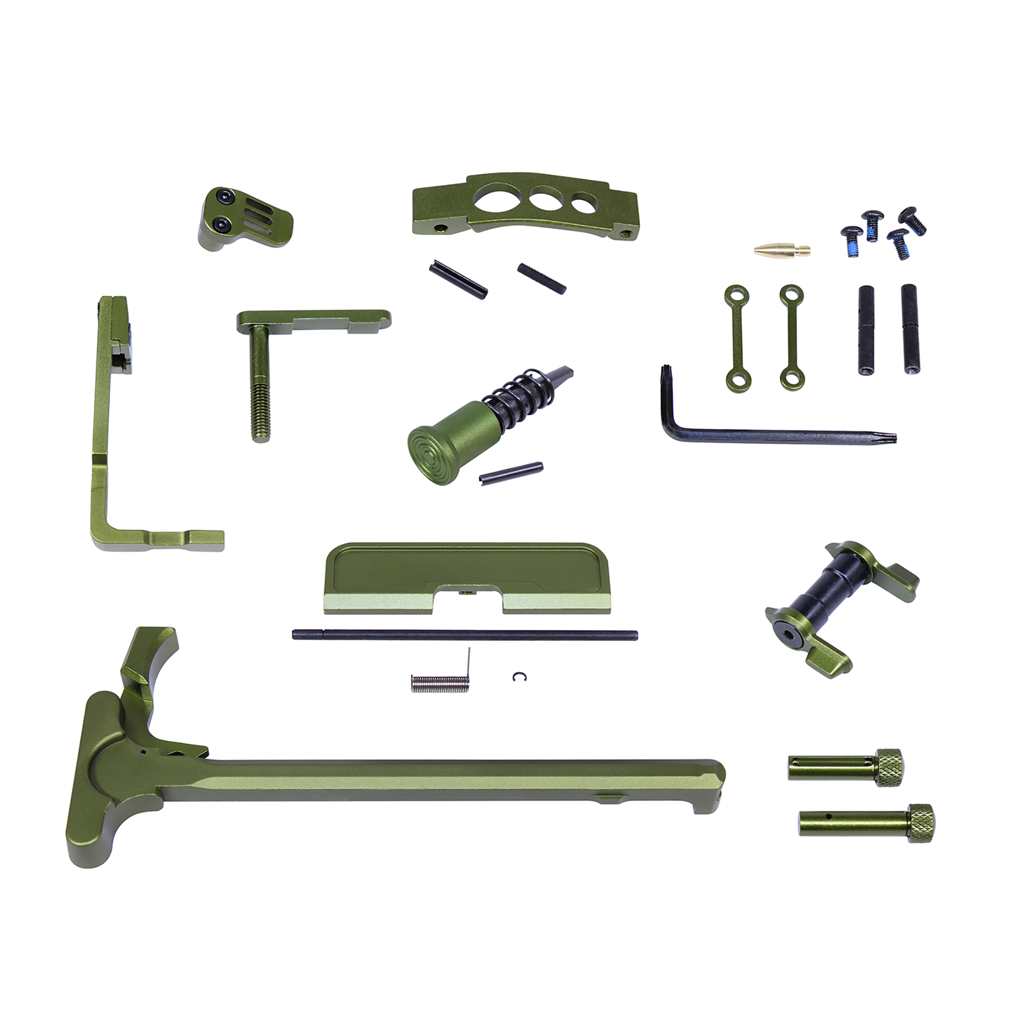 ACC-KIT-GREEN_TT AR-15 Accent Kit (Anodized Green) - Image 1