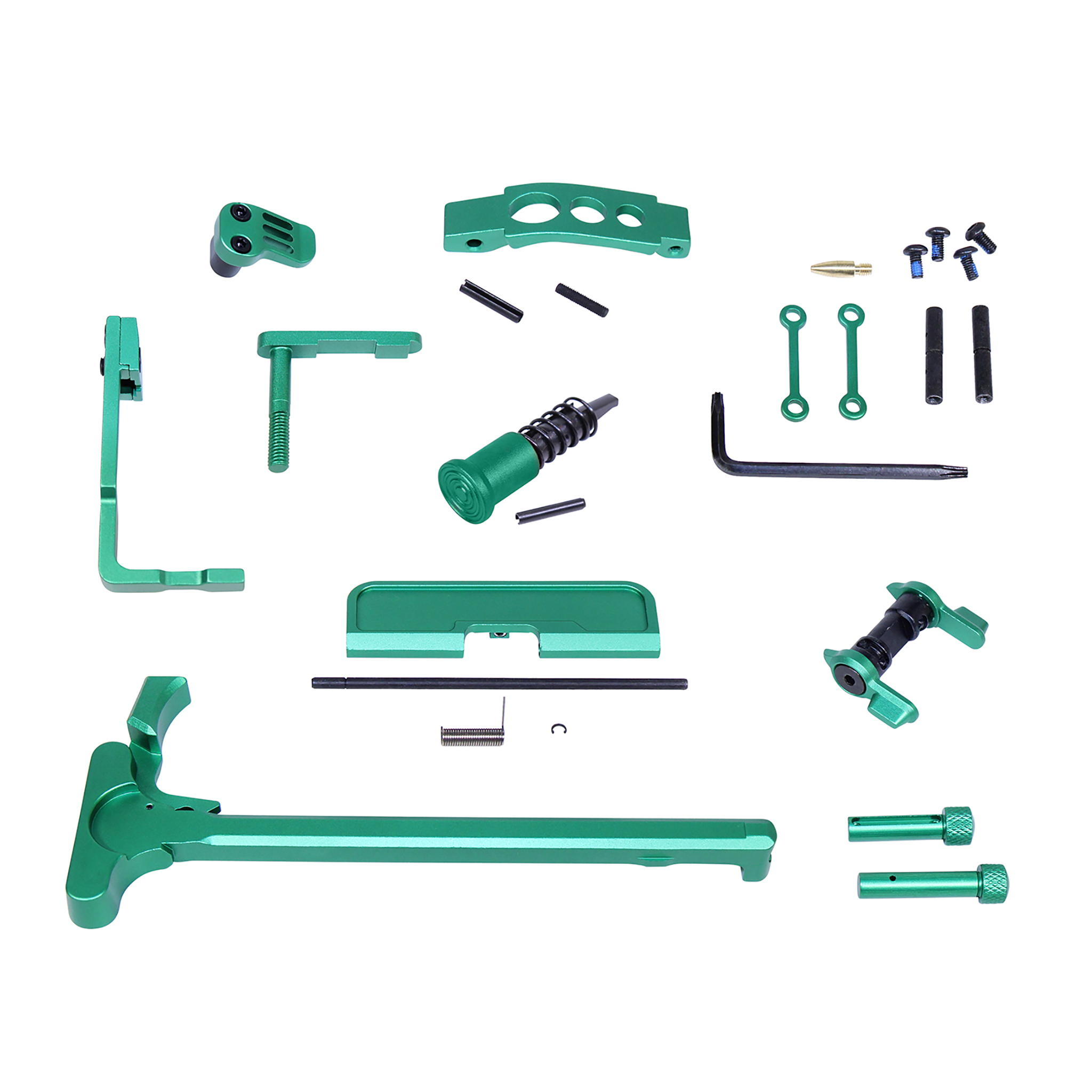 ACC-KIT-IG_TT AR-15 Accent Kit (Anodized Irish Green) - Image 1