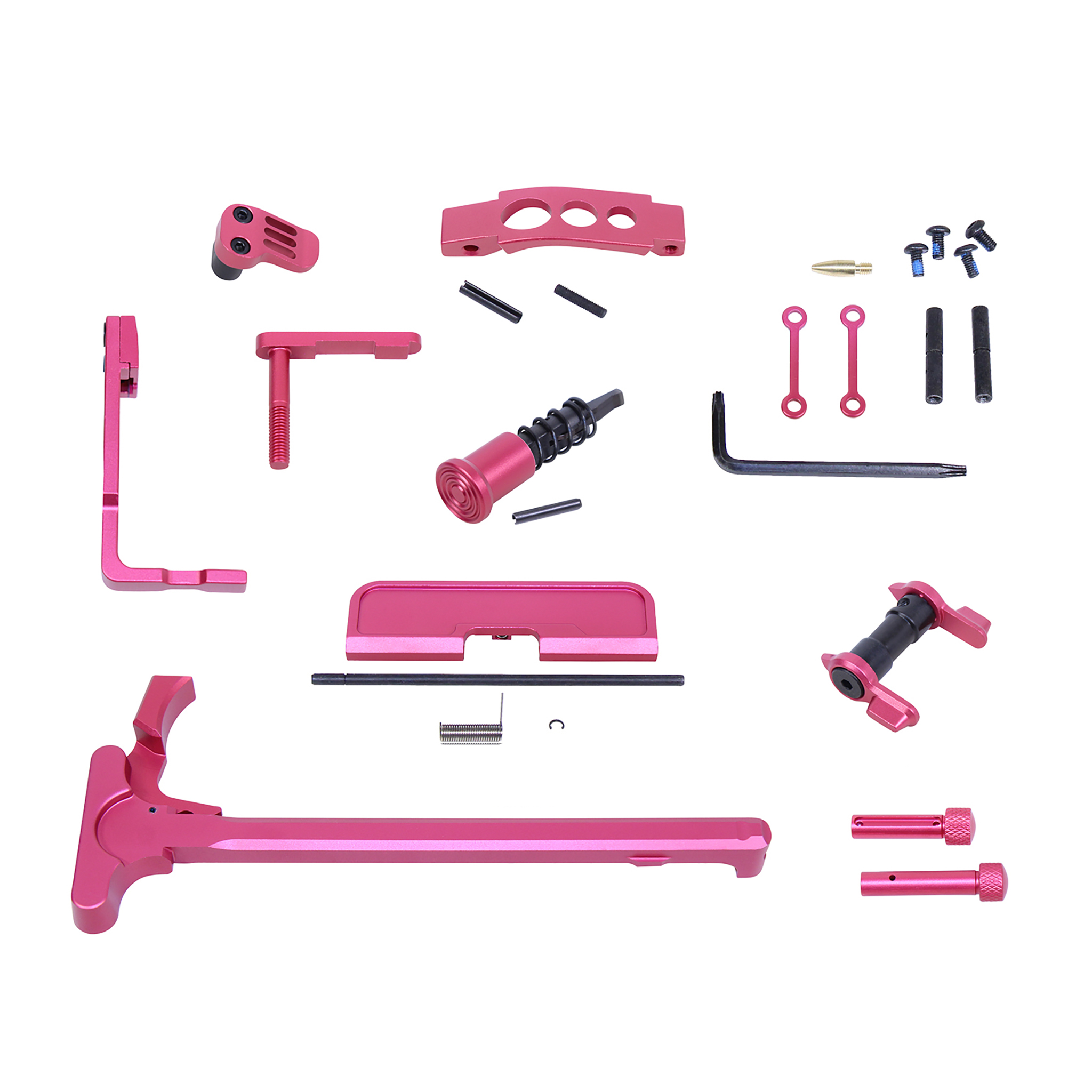 ACC-KIT-PINK_TT AR-15 Accent Kit (Anodized Pink) - Image 1
