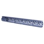 16.5" Ultra Lightweight Thin M-LOK Free Floating Handguard With Monolithic Top Rail (.308 Cal) (Anodized Grey)