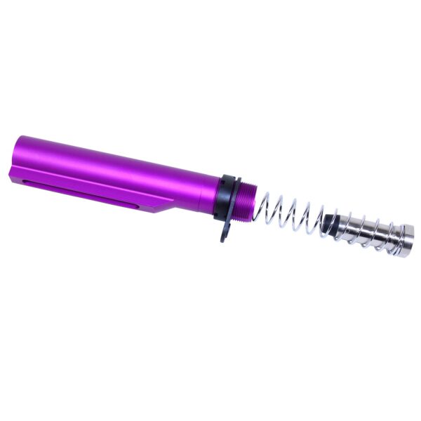 AR-10 Mil-Spec Buffer Tube Set (.308 Cal) (Anodized Purple)