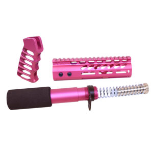 AR-15 Pistol Furniture Set (Anodized Pink)
