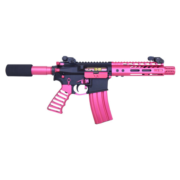 AR-15 Pistol Furniture Set (Anodized Pink) - Image 2