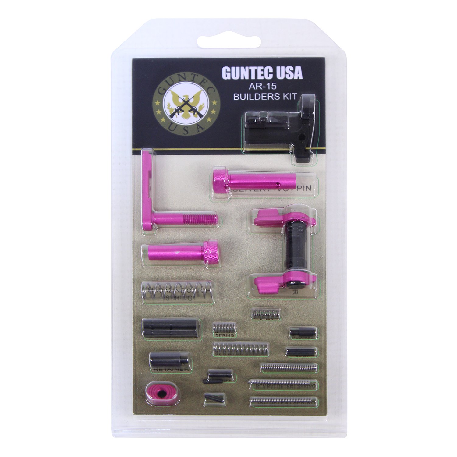 AR-15 Builders Kit With Ambi Safety (Anodized Pink)
