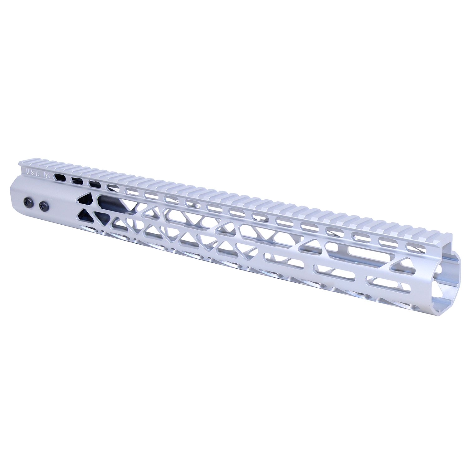 15" Air Lite Series M-LOK System Free Floating Handguard With Monolithic Top Rail (.308 Cal) (Anodized Clear)