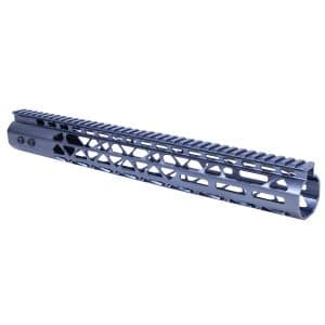 15" Air Lite Series M-LOK System Free Floating Handguard With Monolithic Top Rail (.308 Cal) (Anodized Grey)