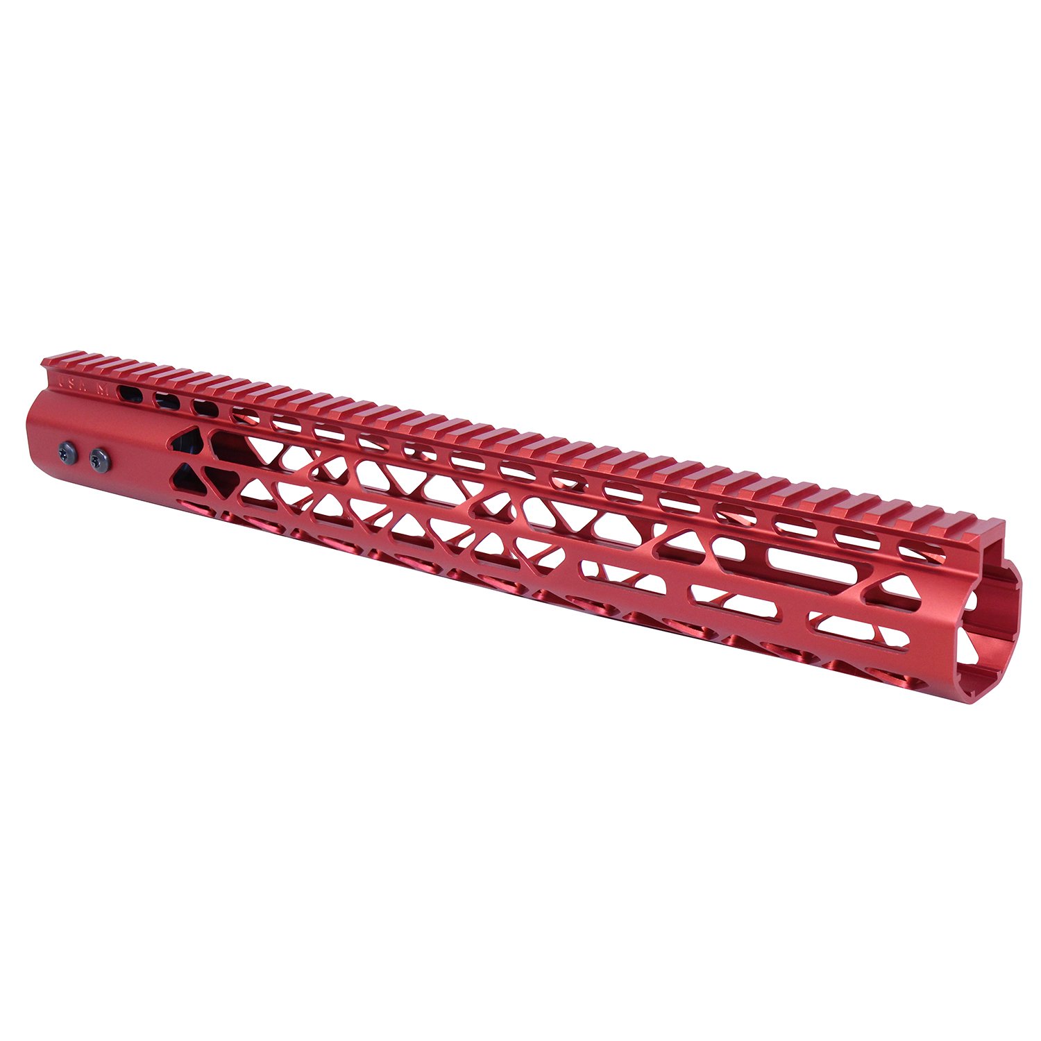 15" Air Lite Series M-LOK System Free Floating Handguard With Monolithic Top Rail (.308 Cal) (Anodized Red)