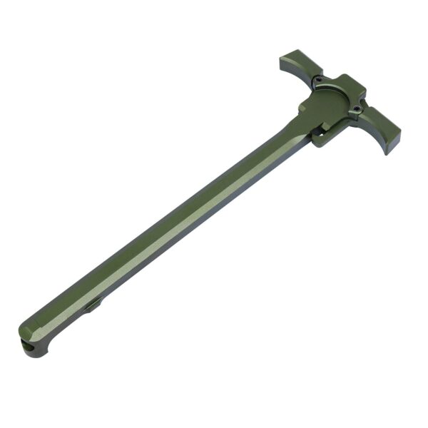 Guntec USA AR-15 Green Ambidextrous Quick Engage Charging Handle.