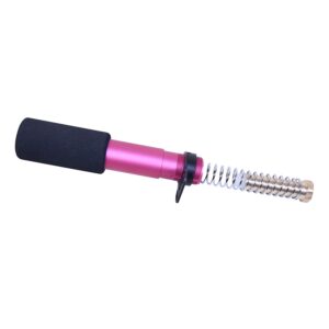 Guntec USA AR-15 Pistol Buffer Tube in Anodized Rose Pink.