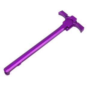 Guntec USA AR-15 Purple Anodized Quick Engage Charging Handle.