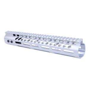 12" Ultra Lightweight Thin M-LOK System Free Floating Handguard With Monolithic Top Rail (.308 Cal) (Anodized Clear)