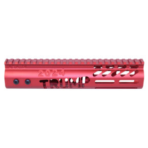 9" "Trump Series" Limited Edition M-LOK System Free Floating Handguard With Monolithic Top Rail (Anodized Red)