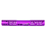 Purple .308 Cal Trump Series 15 M-LOK Free Floating Handguard with Top Rail.