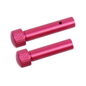 AR 5.56 Cal Extended Takedown Pin Set, Gen 2, Anodized Rose.