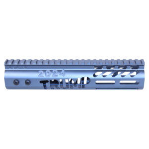 Trump Series 9 M-LOK Handguard with Monolithic Rail in Anodized Grey.