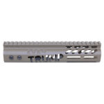 Trump Series 9-inch M-LOK handguard in Flat Dark Earth.