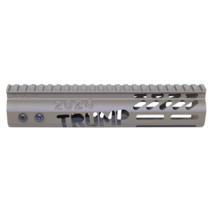 Trump Series 9-inch M-LOK handguard in Flat Dark Earth.