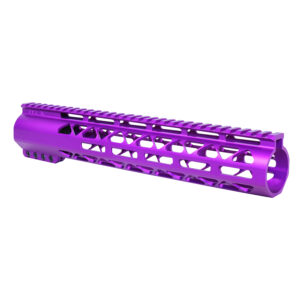 12" AIR-LOK Series M-LOK Compression Free Floating Handguard With Monolithic Top Rail (.308 Cal) (Anodized Purple)