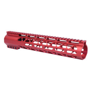 12" AIR-LOK Series M-LOK Compression Free Floating Handguard With Monolithic Top Rail (.308 Cal) (Anodized Red)