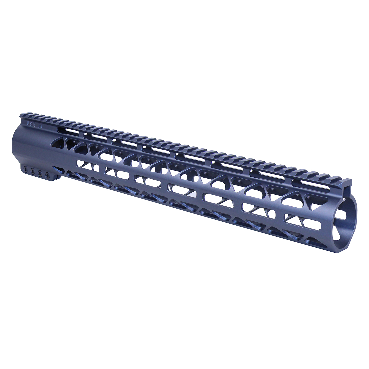 15" AIR-LOK Series M-LOK Compression Free Floating Handguard With Monolithic Top Rail (.308 Cal) (Anodized Grey)