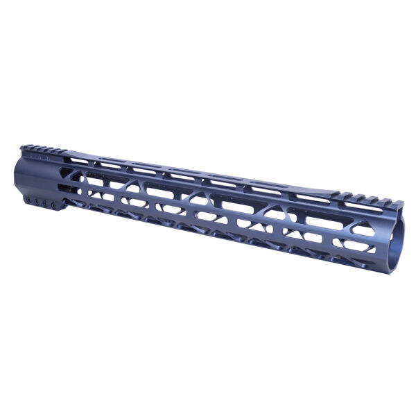 AR-308 15" AIR-LOK Series M-LOK Compression Free Floating Handguard With Monolithic Top Rail (Gen 2) (Anodized Grey)
