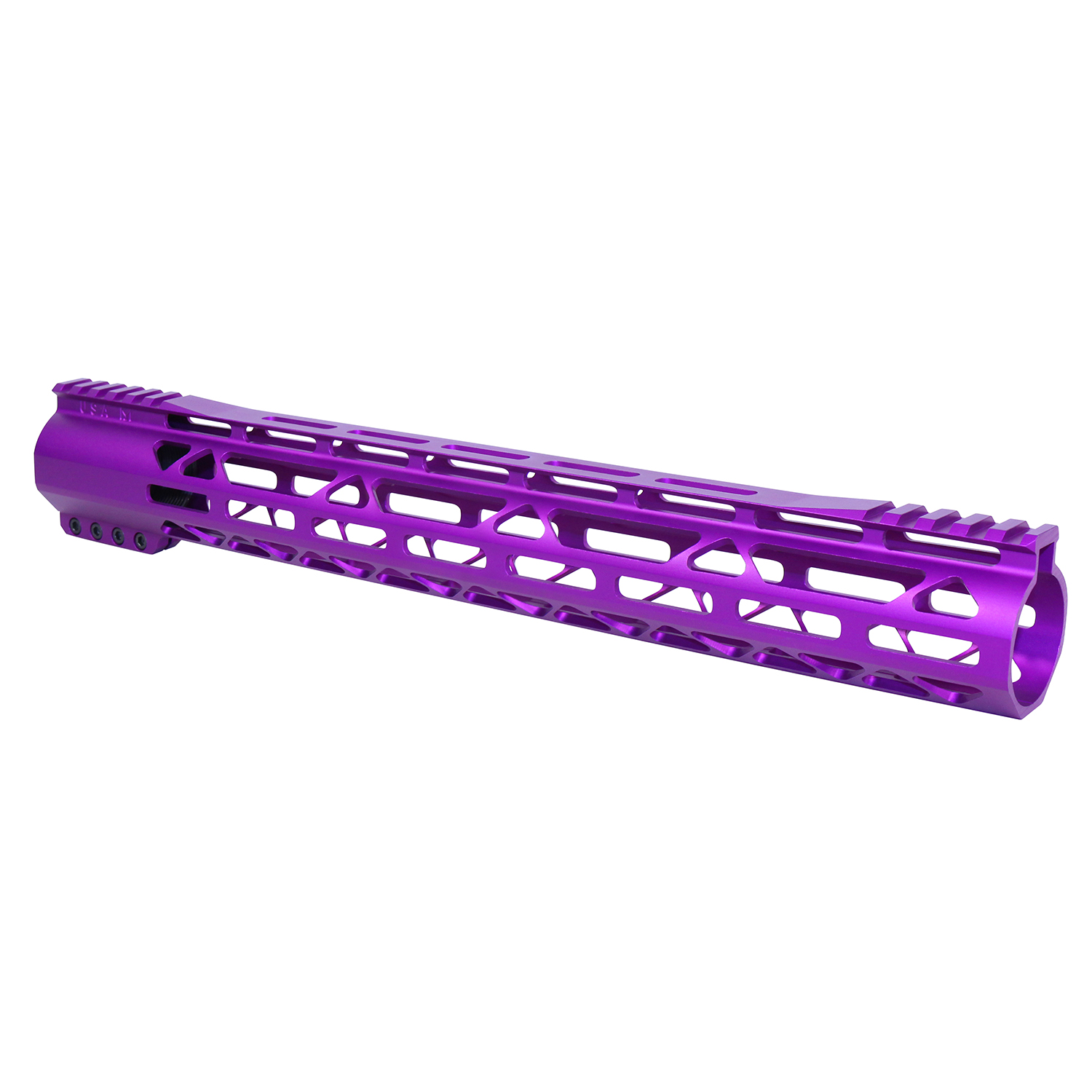 AR-308 15" AIR-LOK Series M-LOK Compression Free Floating Handguard With Monolithic Top Rail (Gen 2) (Anodized Purple)