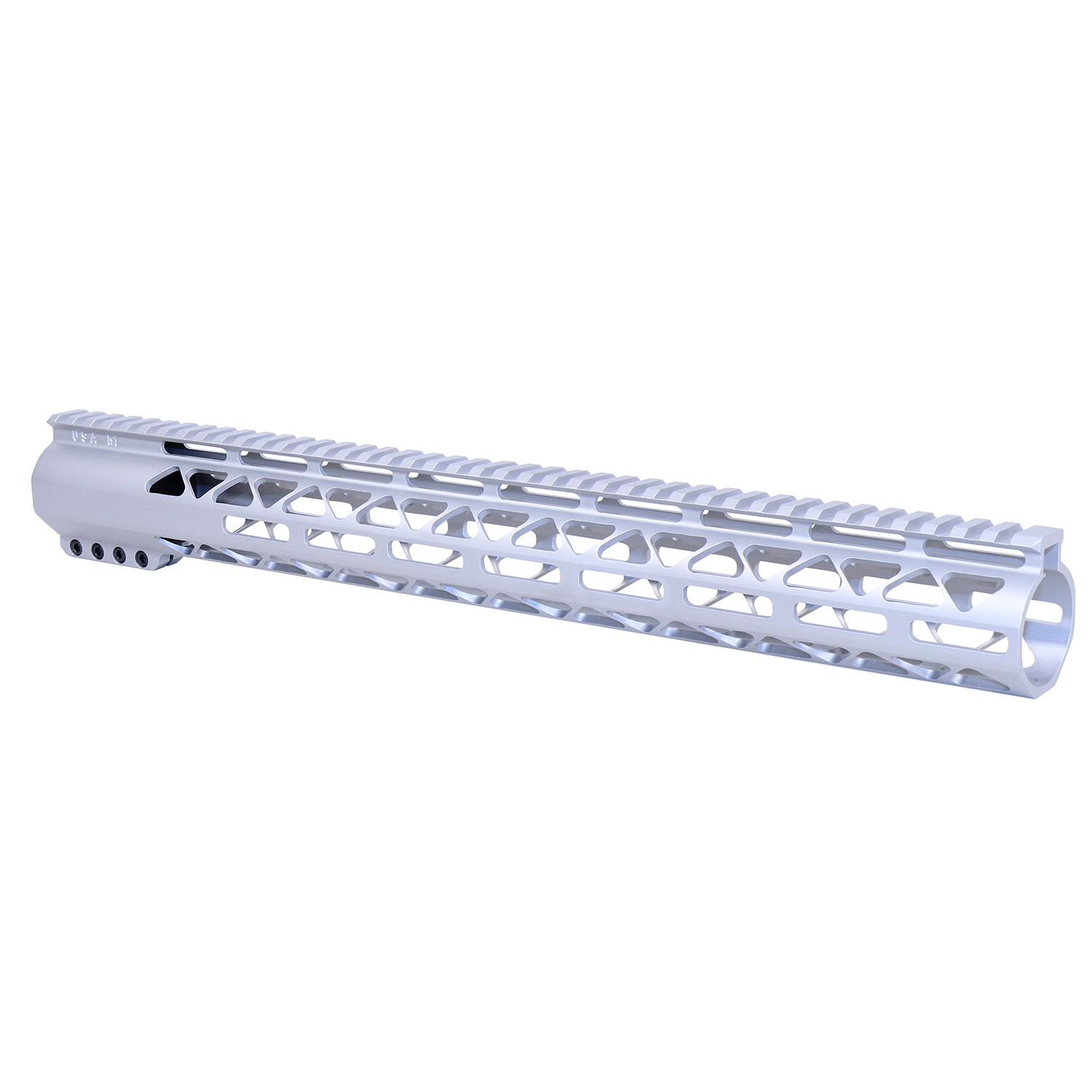 16.5" AIR-LOK Series M-LOK Compression Free Floating Handguard With Monolithic Top Rail (.308 Cal) (Anodized Clear)