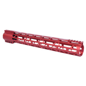 Red AR-308 15 AIR-LOK M-LOK Handguard with Monolithic Top Rail, Gen 2.