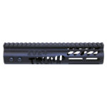 Black 9-inch Trump 2024 rifle handguard with M-LOK and Picatinny rail.